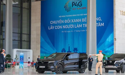 Dàn xe VinFast gây ấn tượng với đại biểu quốc tế tại Hội nghị Thượng đỉnh P4G
