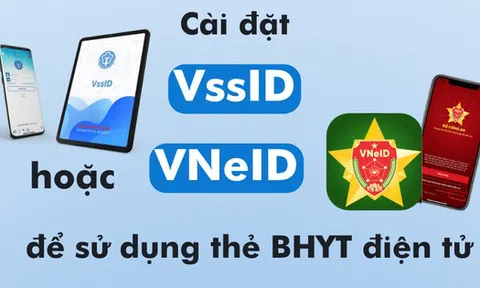 Infographic: Hướng dẫn cài đặt ứng dụng VssID hoặc VNeID trên điện thoại