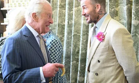 David Beckham hội ngộ Vua Charles III