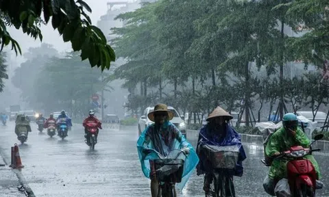 Các địa phương mưa lớn nhất trong tối nay và ngày mai