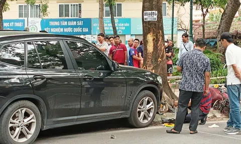 Vụ nữ sinh khóc nức nở khi bị ô tô tông đứt lìa chân: Danh tính lái xe BMW X3