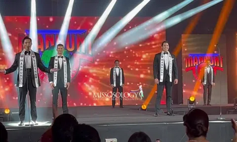 Vũ Linh đoạt á vương 4 Manhunt International 2025