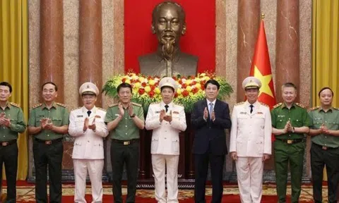 Ba Thứ trưởng Bộ Công an được thăng quân hàm Thượng tướng
