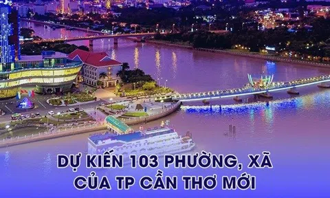 Chi tiết trụ sở 103 phường, xã sau sắp xếp của TP Cần Thơ mới