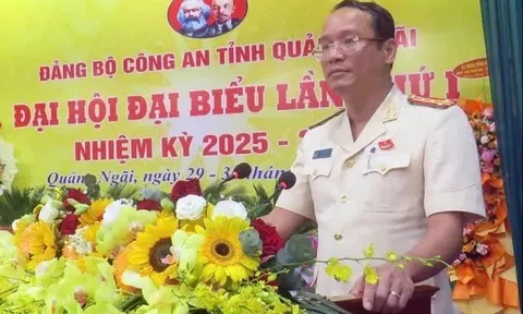 Đại tá Hồ Song Ân được chỉ định làm Bí thư Đảng ủy Công an tỉnh Quảng Ngãi